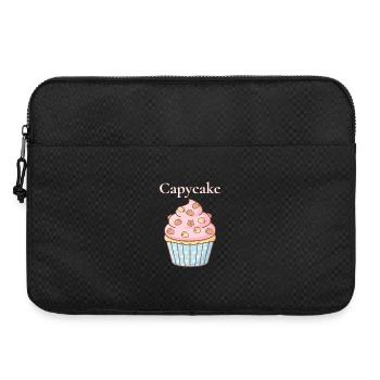 Cupcake au capycake avec des vermicelles de capybara - Sacoche pour ordinateur portable 15 pouces - noir - Devant