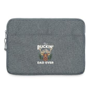 Meilleur Papa Buckin' De Tous - Sacoche pour ordinateur portable 15 pouces - gris chiné - Devant