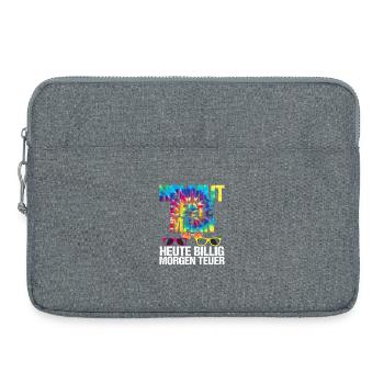 Cheap today Expensive tomorrow - Laptop bag 15" - heather grey - Front