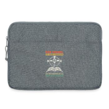Heaven Is My Home Church Christian - Laptop bag 15" - heather grey - Front