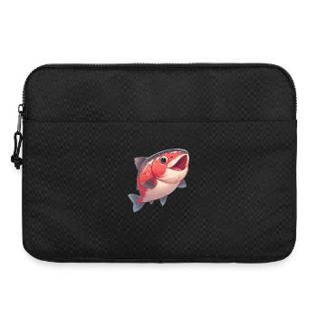 Lachse Lachs - Laptoptasche 15" - Schwarz - Vorne