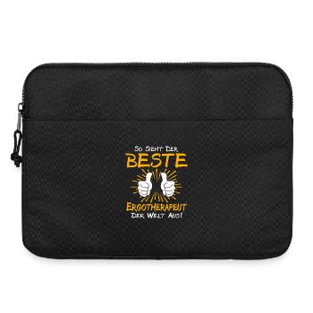 Occupational therapist gift idea - Laptop bag 15" - black - Front