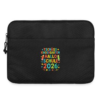 Goodbye Kindergarten Hello School Enrollment 2026 - Laptop bag 15" - black - Front