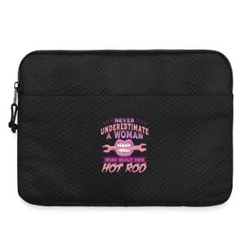Femmes Sammler Oldtimer avec Hot Rod - Sacoche pour ordinateur portable 15 pouces - noir - Devant