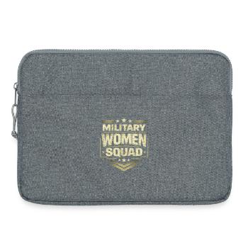 Female Soldier Female Soldiers - Laptop bag 15" - heather grey - Front