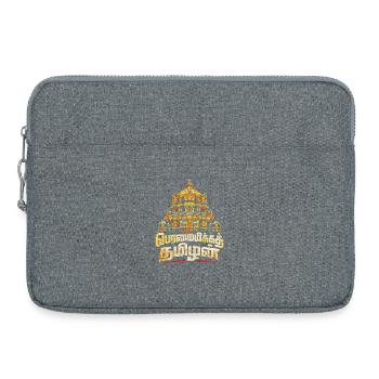 Tamil Tamilisch Sri Lanka - Laptoptasche 15" - Grau meliert - Vorne