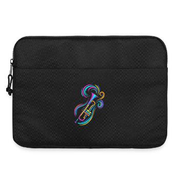 Trompette - Sacoche pour ordinateur portable 15 pouces - noir - Devant