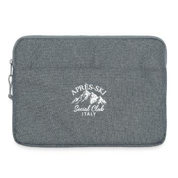 Après Ski Social Club Italie Skiing - Sacoche pour ordinateur portable 15 pouces - gris chiné - Devant
