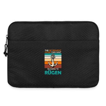 Pensioners RETIREMENT HOME CAN WAIT: FERRY TO RÜGEN - Laptop bag 15" - black - Front