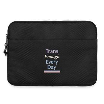 Queer Trans Bekräftigt Trostidentitätsliebe - Laptoptasche 15" - Schwarz - Vorne