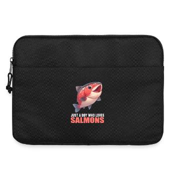 Lachse Lachs - Laptoptasche 15" - Schwarz - Vorne