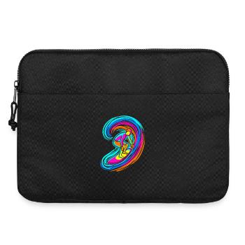 SURFER WAVE - Laptop bag 15" - black - Front