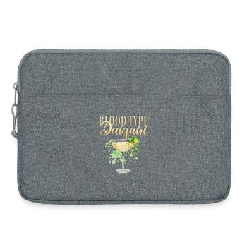 Cocktail de jeune fille Daiquiri - Sacoche pour ordinateur portable 15 pouces - gris chiné - Devant