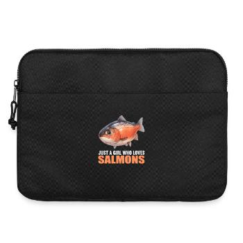 Lachse Lachs - Laptoptasche 15" - Schwarz - Vorne