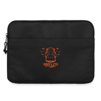 Safari Afrique Faune du Serengeti hippopotame d’Halloween - Sacoche pour ordinateur portable 15 pouces - noir - Devant