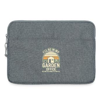 Garden Office Humor Garden Saying - Laptop bag 15" - heather grey - Front