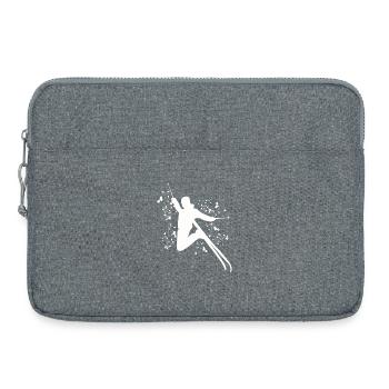 Ski alpin Sports d’hiver Ski nordique - Sacoche pour ordinateur portable 15 pouces - gris chiné - Devant