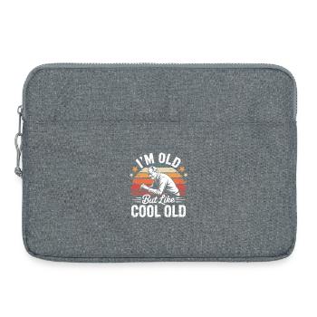 Chemise drôle avec humour de grand-père motif de grand-père cool - Sacoche pour ordinateur portable 15 pouces - gris chiné - Devant