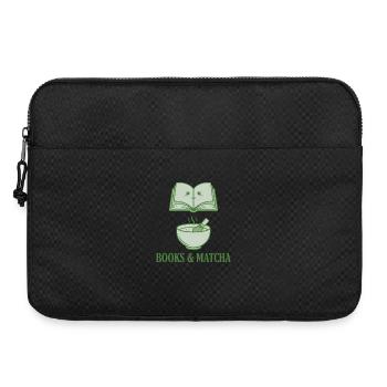 Books And Matcha Matcha Lover Green Tea Funny - Laptoptasche 15" - Schwarz - Vorne