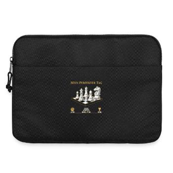 Perfekter Tag Schach - Laptoptasche 15" - Schwarz - Vorne