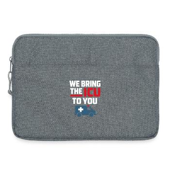Intensive Care Paramedic Advanced EMT as Identity - Laptop bag 15" - heather grey - Front