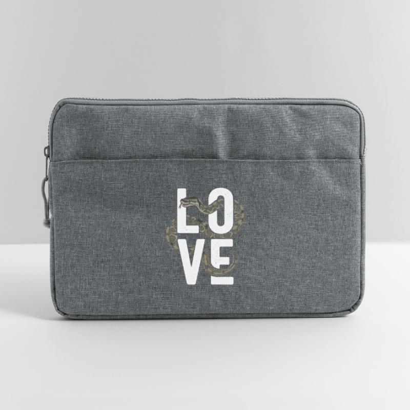 Königspython Schlangen LOVE Terrarium Python Laptoptasche 15"