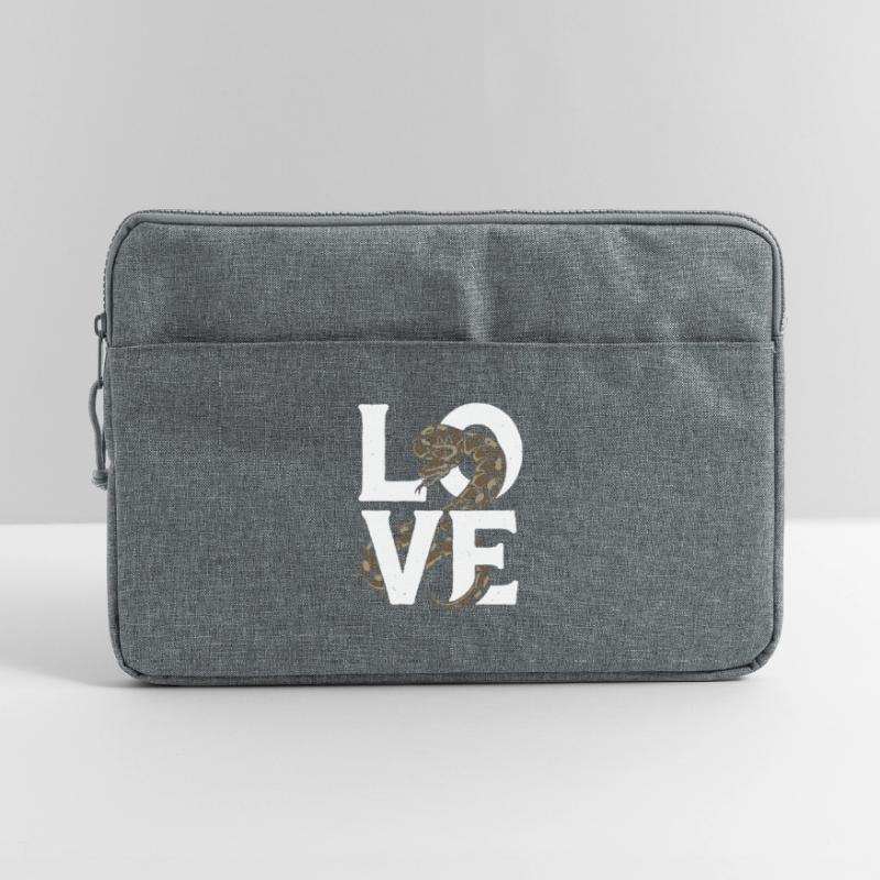 Königspython Schlangen LOVE Terrarium Python Laptoptasche 15"