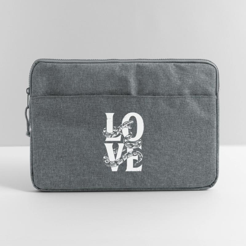 Königspython Schlangen LOVE Terrarium Python Laptoptasche 15"