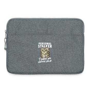 Katzenliebhaber-Kostüm für Scottish Fold Mom Scottish - Laptoptasche 15" - Grau meliert - Vorne