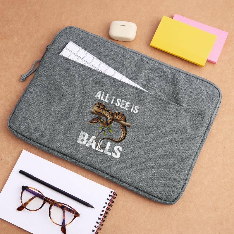 Königspython Schlangen Liebhaber Terrarium Python Laptoptasche 15"