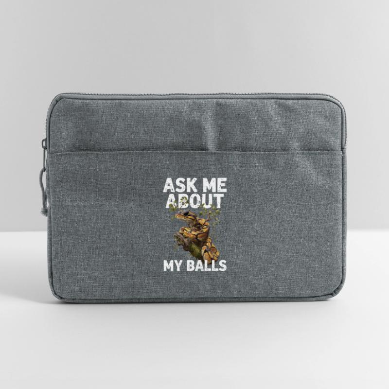 Königspython Schlangen Liebhaber Terrarium Python Laptoptasche 15"