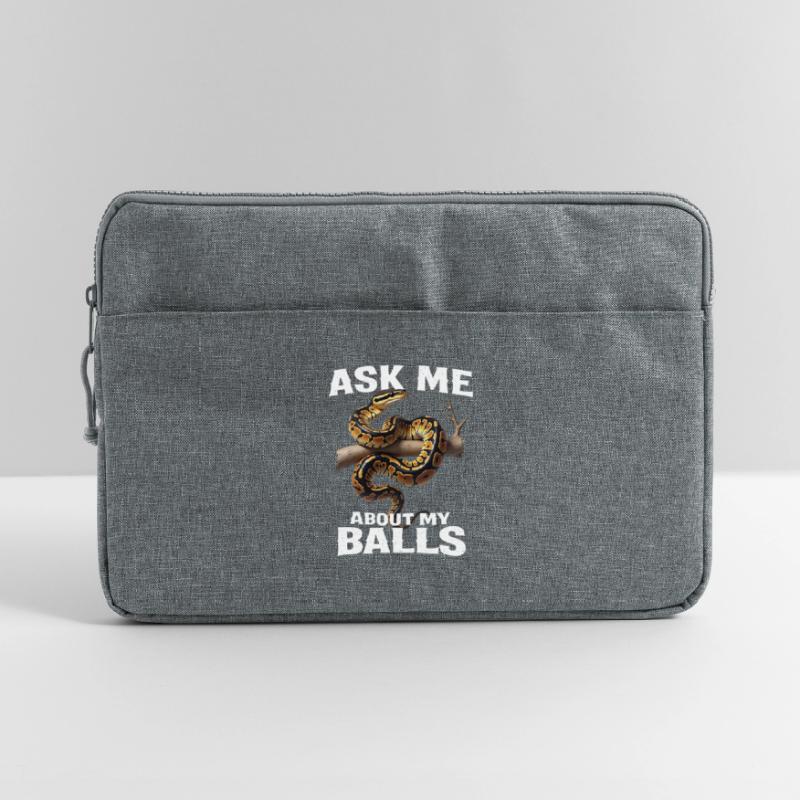 Königspython Schlangen Liebhaber Terrarium Python Laptoptasche 15"