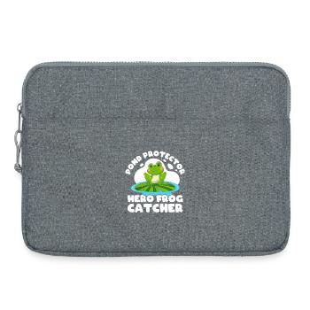 Frog Catcher Pond Protector Frog - Laptoptasche 15" - Grau meliert - Vorne
