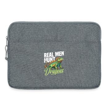  Iguana Removal Technician Lizard Hunting Gear - Laptop bag 15" - heather grey - Front