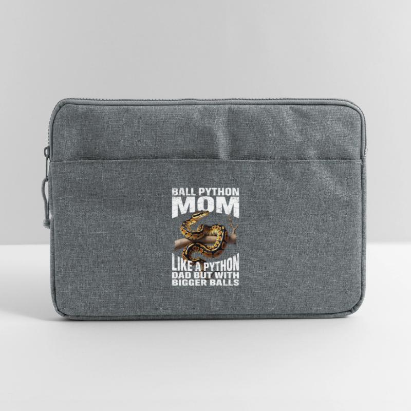 Königspython Mom Mama Schlangen Terrarium Python Laptoptasche 15"