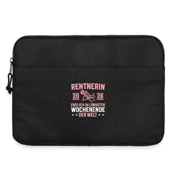 Rentnerin 2026 Längstes Wochenende Rente - Laptoptasche 15" - Schwarz - Vorne