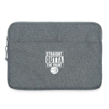 Straight Outta The Paint Basketball Sport - Laptop bag 15" - heather grey - Front