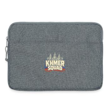 Cambodia Cambodian Khmer Squad - Laptop bag 15" - heather grey - Front