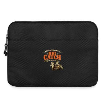 Life Is Better With A Big Catch - Laptop bag 15" - black - Front