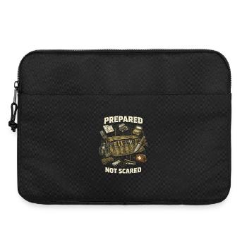 Prepper Survivalist Prepared Not Scared - Laptop bag 15" - black - Front