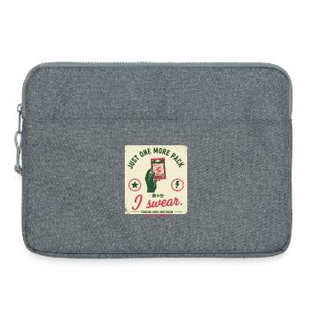 Juste un paquet de plus, je jure que l’obsession des cartes à collectionner - Sacoche pour ordinateur portable 15 pouces - gris chiné - Devant