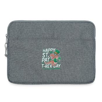 St Patricks T-Rex Hut - Laptoptasche 15" - Grau meliert - Vorne