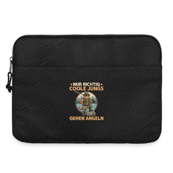 Groundhog Angler Really Cool Guys Go Fishing - Laptop bag 15" - black - Front