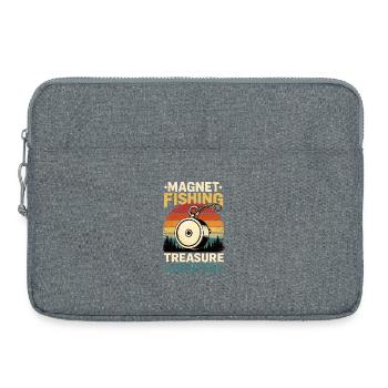 Vintage Magnet Fishing Treasure Hunter - Laptop bag 15" - heather grey - Front