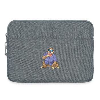 Jeu de cartes de poker paresseux - Sacoche pour ordinateur portable 15 pouces - gris chiné - Devant