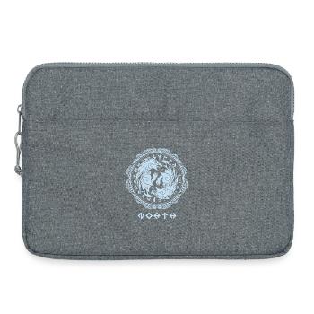 Fenriswolf Berserker – Runen des Nordens - Laptoptasche 15" - Grau meliert - Vorne