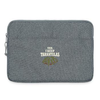 Tarantel Tarantel Halter Spinnenbesitzer - Laptoptasche 15" - Grau meliert - Vorne