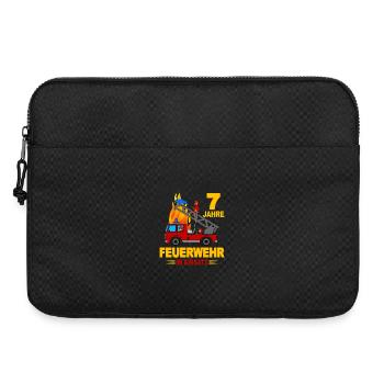 7 years of fire brigade in action - Laptop bag 15" - black - Front