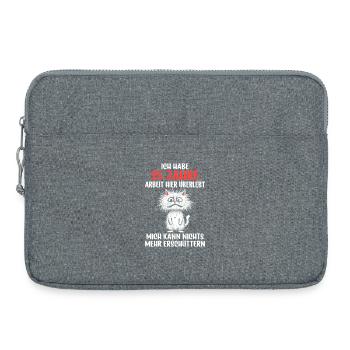 Service anniversaire du 25e Anniversaire de la compagnie Travaux - Sacoche pour ordinateur portable 15 pouces - gris chiné - Devant