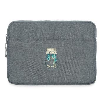 Scandinavian Viking Indre Styrke - Laptop bag 15" - heather grey - Front